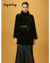 【皮草界黑钻石】Song of Song歌中歌2025新款专选天鹅绒短一水貂